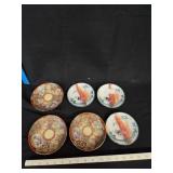 (6) Hand-Painted Plates