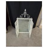 VTG Style Wrought Iron Wall Mirror
