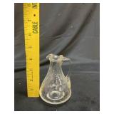 Antique Clear Hand-Blown Glass Cruet