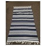 Traditional Mexican Falsa blanket 72'x39'