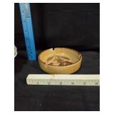 Vintage Glazed Stoneware Ashtray