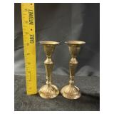 (2) VTG Brass Candle Sticks
