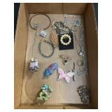 VTG Costume Jewelry- Necklaces, Earrings,