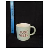 (12) 'Just Vibes' Ceramic Mugs