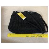 Seed Peru-Mujeres Jireh Black Crochet Crossbody