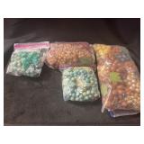 Bags of Artificial Grapes & Fruit Decor
