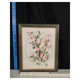 Floral Embroidery Print Size- 16'x12'