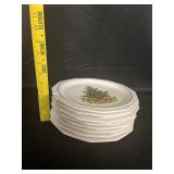 (7) Pfaltzgraff Christmas Heritage Plates