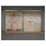 (2) Floral Prints 15'x20'