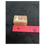 VTG SoapStone Pink Trinket Box Lighthouse
