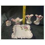VTG Shiah Yih Lusterware Pitchers, Plates, Bowls