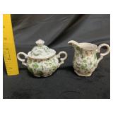 VTG Japanese Sugar & Creamer Grace Teaware