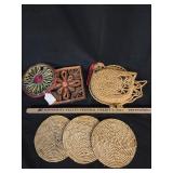 Decorative Coasters, Pan Holders
