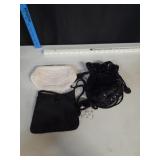 Kiss Lock Purse, (2) Hand Bags