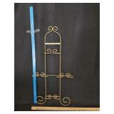 30'x16' Wall Hanging Plate Display Rack