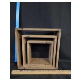 3pc. Cube Wall Shelf Set