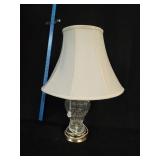Clear Glass Urn Shaped Lamp