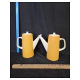 (2) Majolica Ceramic Pitchers