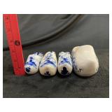 VTG Blue & White Ceramic Shoes