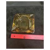 VTV Amber Glass Ashtray