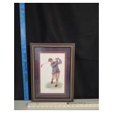 VTG Golf Print 'A Real Swinger' Martha Hinson