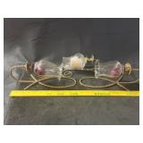 (3) Brass Candle Holders