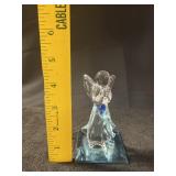 VTG Darca Glass Crystal Angel Figurine