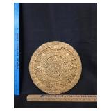 Wall Plaque Replica Of The Aztec Calendar Stone