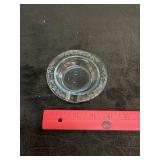 VTG Fostoria Versailles Blue Ashtray Etched Rim