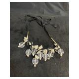 J.Crew Statement Necklace Lucite Balls