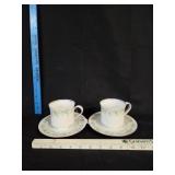 VTG Johann Havland 'Forever Spring' Tea Cups w/