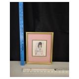 VTG Print 'A Little Prayer' Ted DeGarzia