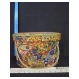 Fabric-Covered Storage Box w/ Rope Handle