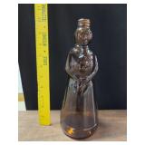 VTG Mrs.Butterworth Amber Glass Syrup Bottle