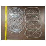 Anchor Hocking Clear Glass Snack Plates