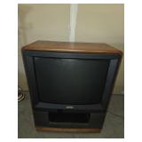 Mitsubishi Large-Screen CRT Console TV