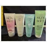 (4) Avon Body Lotions & Cleanser Bottles