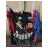 Cart of Vintage & Modern Clothing