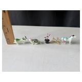 (5) Miniature Hand-Blown Glass Animal Figurines
