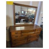 Cape Cod Solid Hard Maple Dresser w/ Mirror