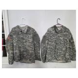 (2) U.S. Military Jackets Size- Med Long