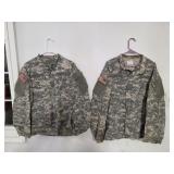 (2) U.S. Military Jackets Size- Med Long