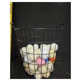 Wired Basket of Golf Balls