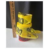 (3) Rolls of Caution & Danger Scene Tape