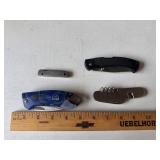 (4) Pocket Knives & Multitools