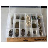 Lot of Coins, Collector Spoons, Necklaces,