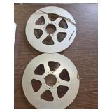 (2) VTG 10.5' Metal Audio Reel-To-Reel Magnetic