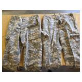 (2) U.S. Military  Pants Size- Med Reg