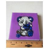 (8) 6' 1980s 'Hug Me Bear' Fair Prize Mirror Art