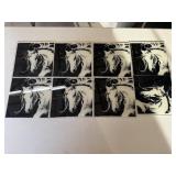(8) 6' 1980s 'Unicorn' Fair Prize Mirror Art